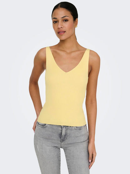 Jdynanna S/l Top Knt Noos Gul