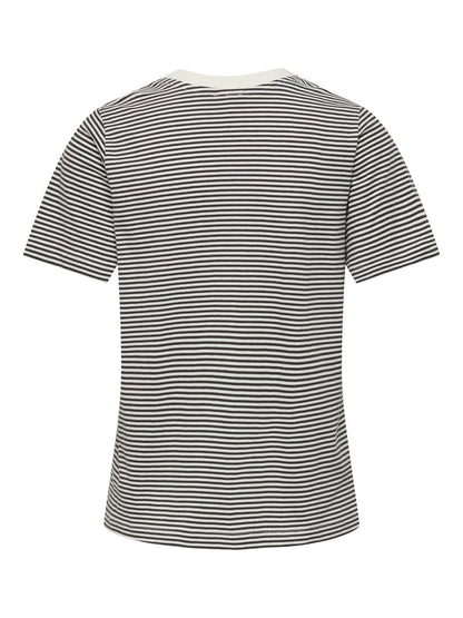 Jdypisa Life S/s Print Top Jrs Noos Svart