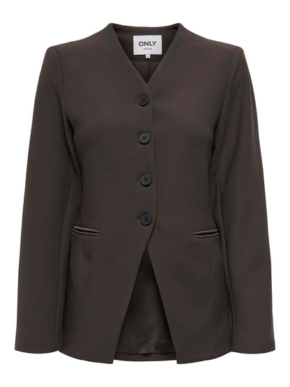 Onllamina Life L/s Fit Blazer Tlr Brun