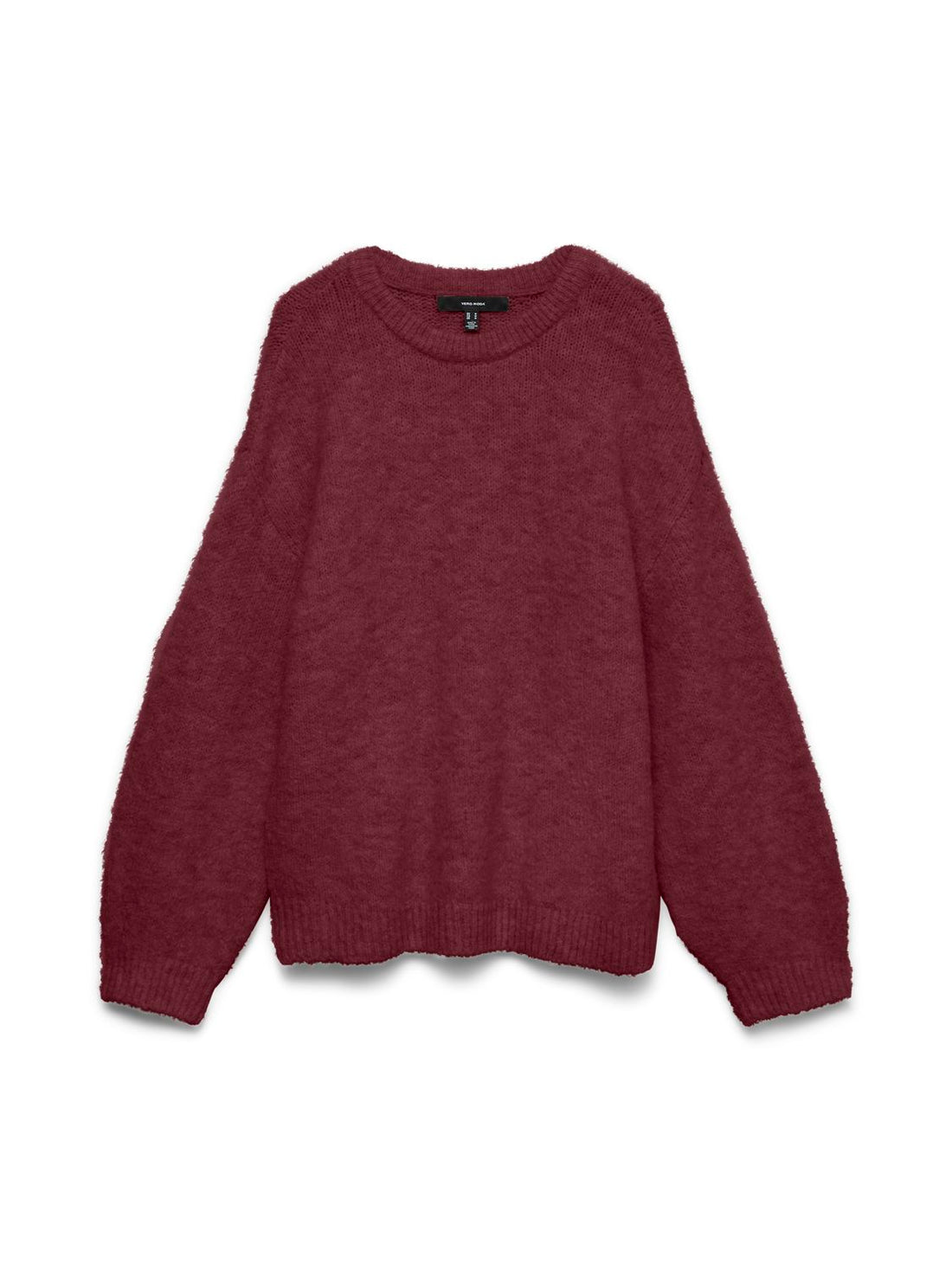 Vmsorrento Ls O-Neck Pullover Exp Burgunder