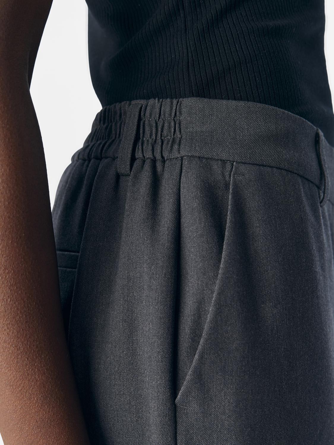 Objlisa Mw Straight Pant Noos Grå