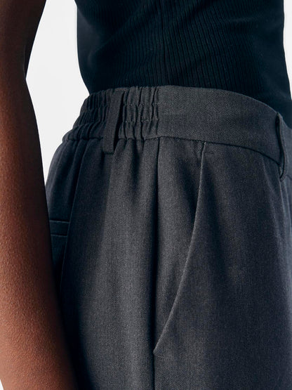 Objlisa Mw Straight Pant Noos Grå