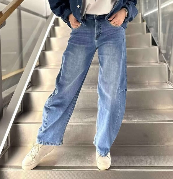 JEANS NW-9260 Blå
