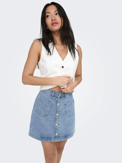 Onlamazing Hw Skirt Tai Dnm Noos Blå