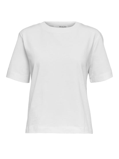 Slwessential Ss Boxy Tee Noos Hvit