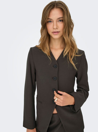 Onllamina Life L/s Fit Blazer Tlr Brun