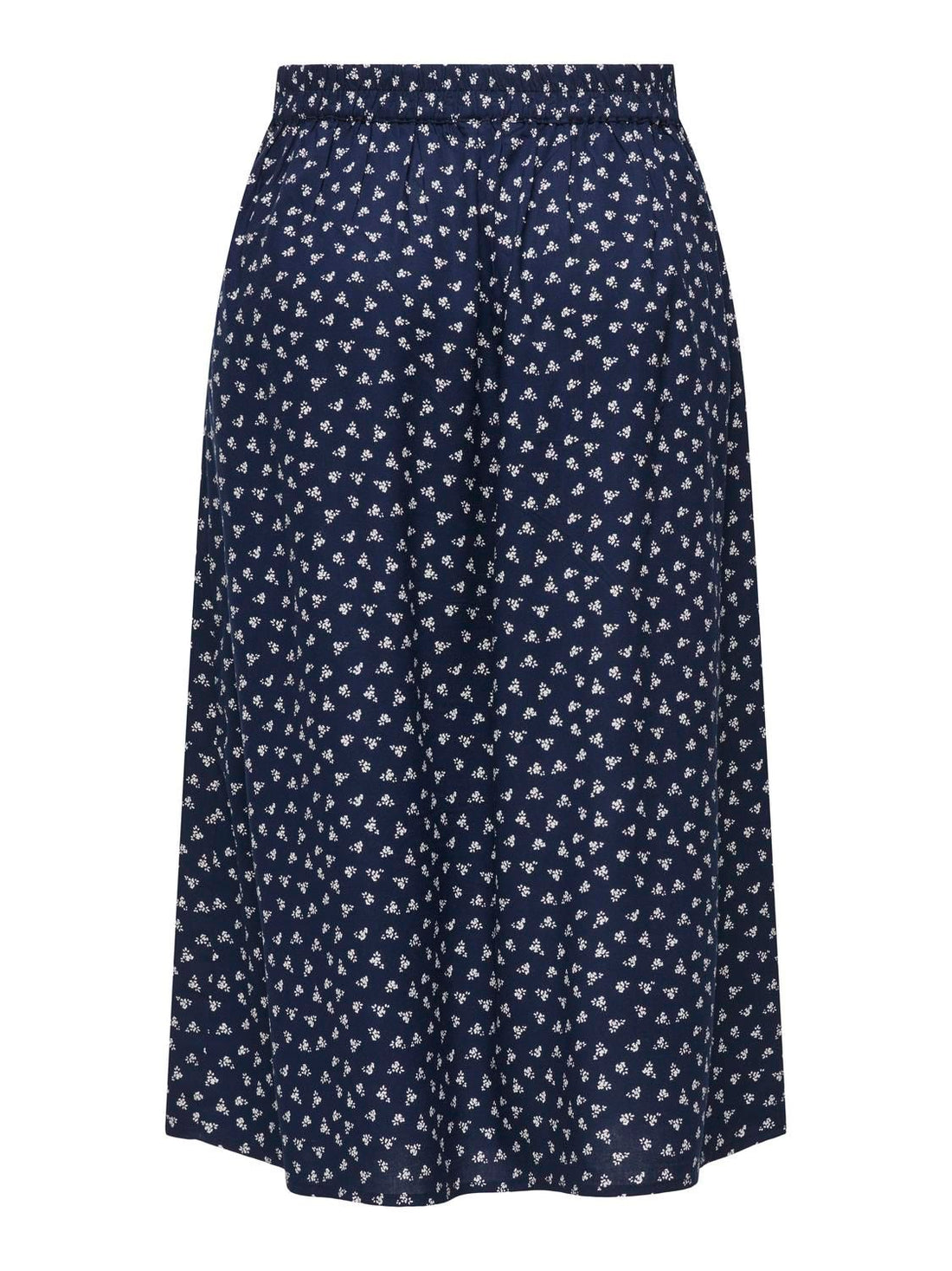 Onlmilano Aop Life Long Skirt Wvn Noos Blå