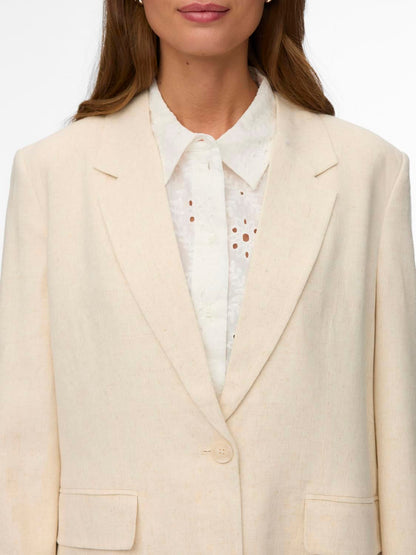Vmsissevera Ls Blazer Beige