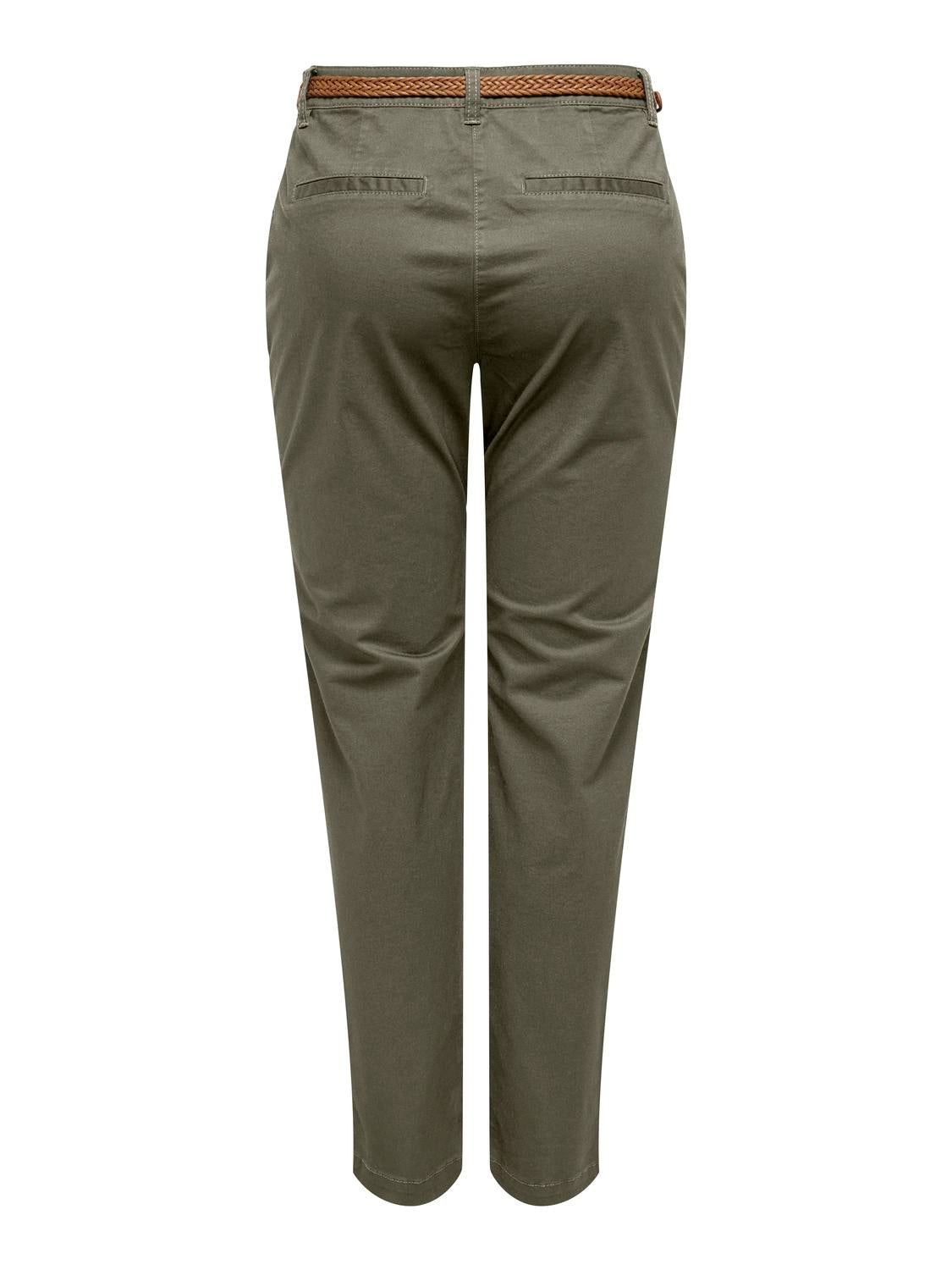 Jdychicago Mw Belt Chino Pants Wvn Noos Grønn