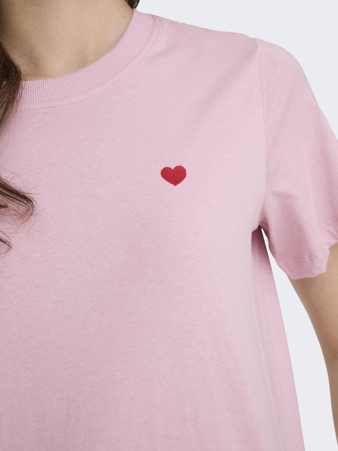 Jdypisa S/s Print Top Jrs Noos Rosa