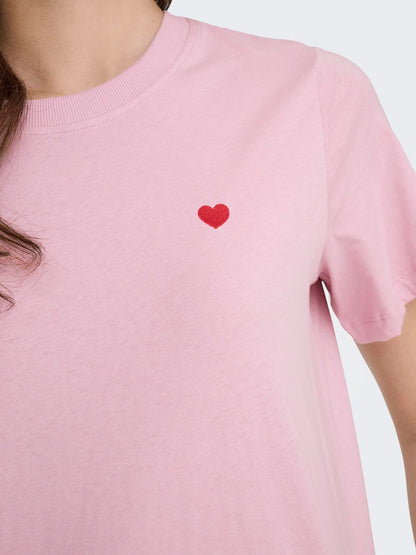 Jdypisa S/s Print Top Jrs Noos Rosa