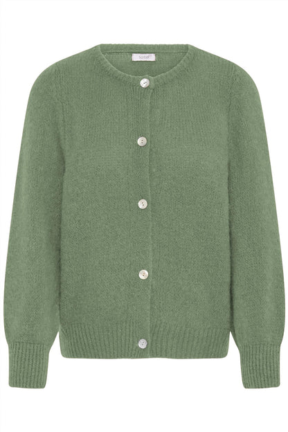 Sbgulvig Knit Cardigan Grønn