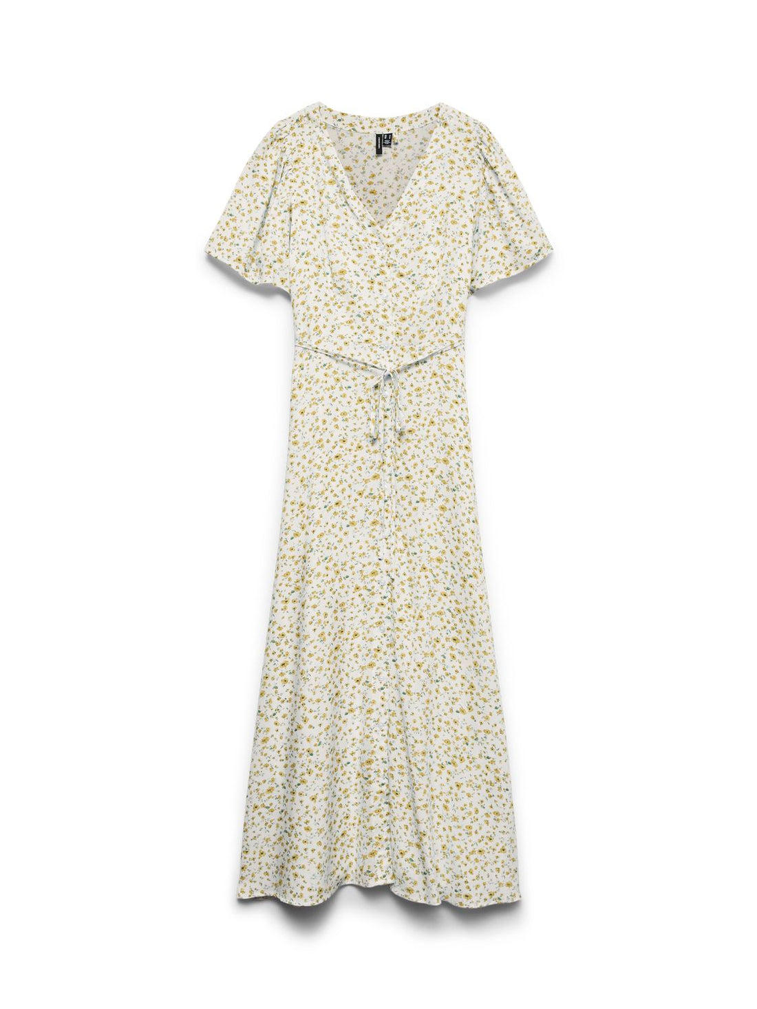 Vmalba Ss Calf Dress Wvn Noos Gul