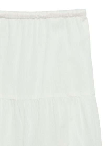 Vmsandy Hw Ankle Skirt Wvn Hvit