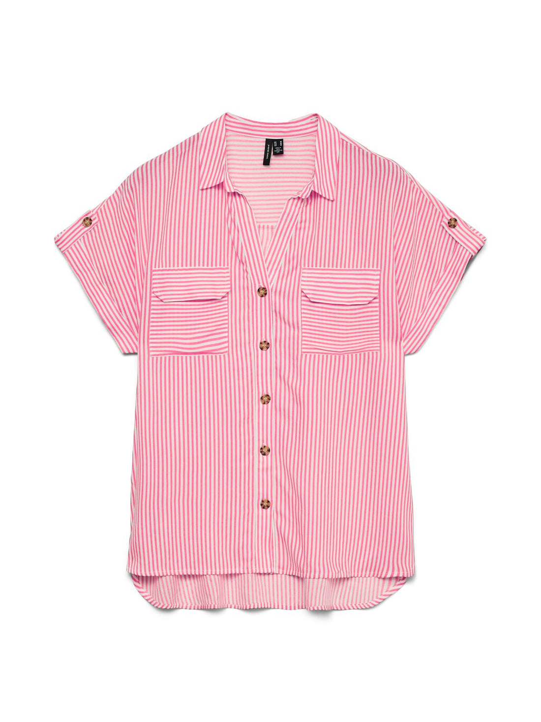 Vmbumpy Ss Shirt Wvn Noos Rosa