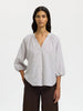 Slwcleo-Alberta Linen Blend Shirt Noos Hvit