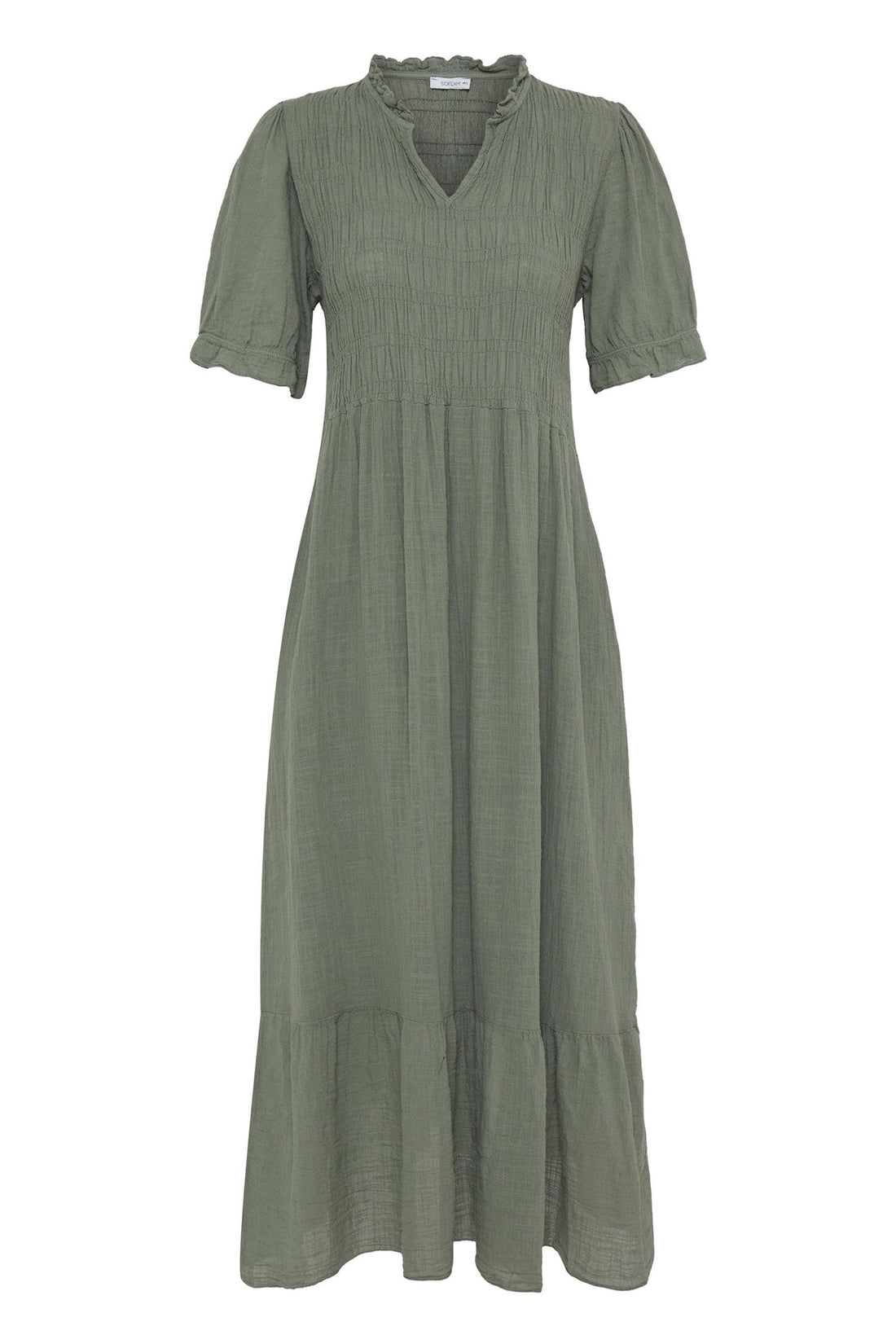 Sbalexa G Long Solid Dress Grønn
