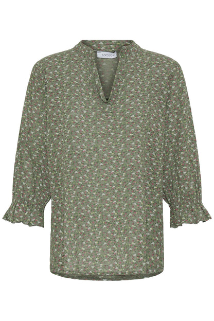Sbalexa G Sfl Blouse Grønn