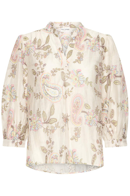 Pzbeckett Blouse Hvit