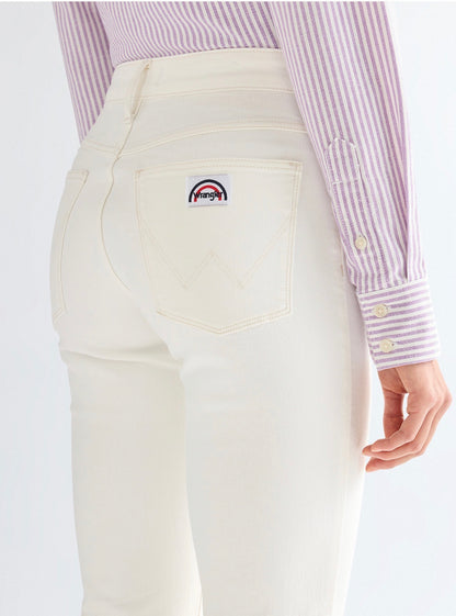 FLARE WORN WHITE Hvit