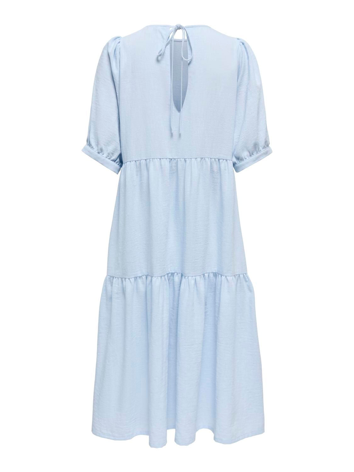 Onlemmia 2/4 Midi Dress Pnt Blå