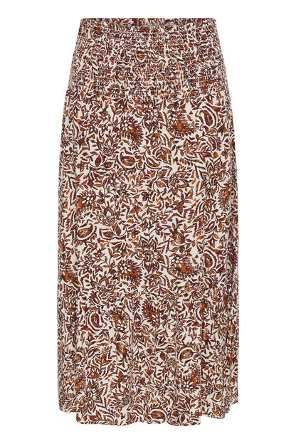 Crtiah Mid Calf Skirt Oransje