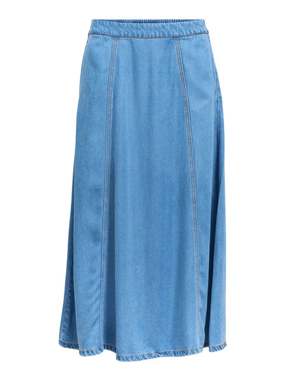 Objframe Mw Denim Skirt Noos Blå