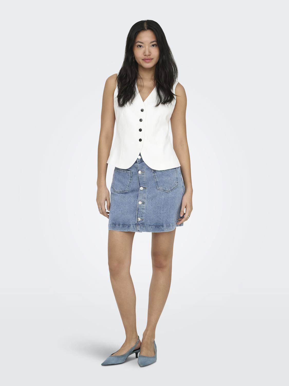 Onlamazing Hw Skirt Tai Dnm Noos Blå