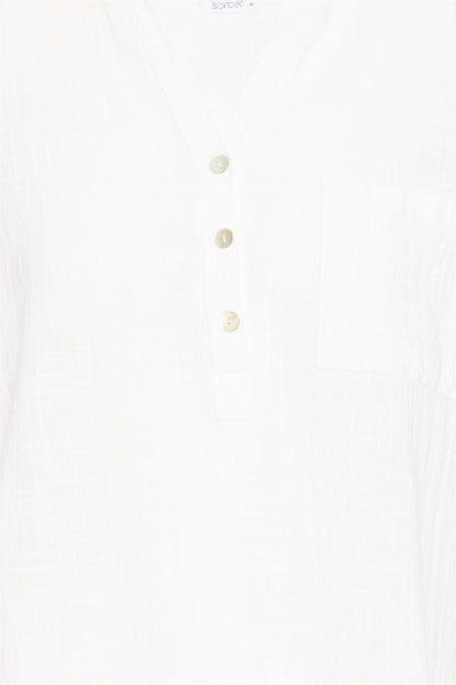 Sbalexa Solid Blouse 2 Hvit