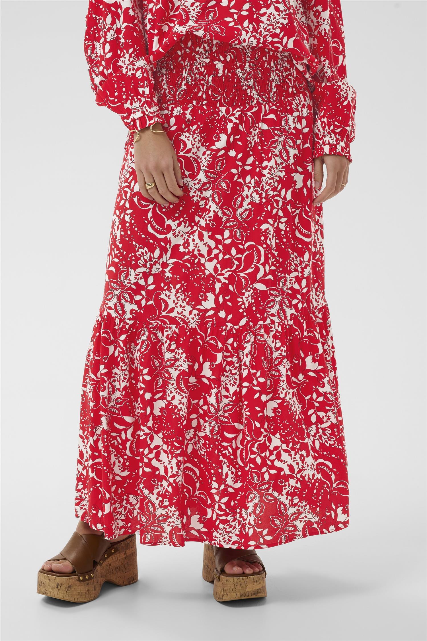 Crtiah Skirt Rød