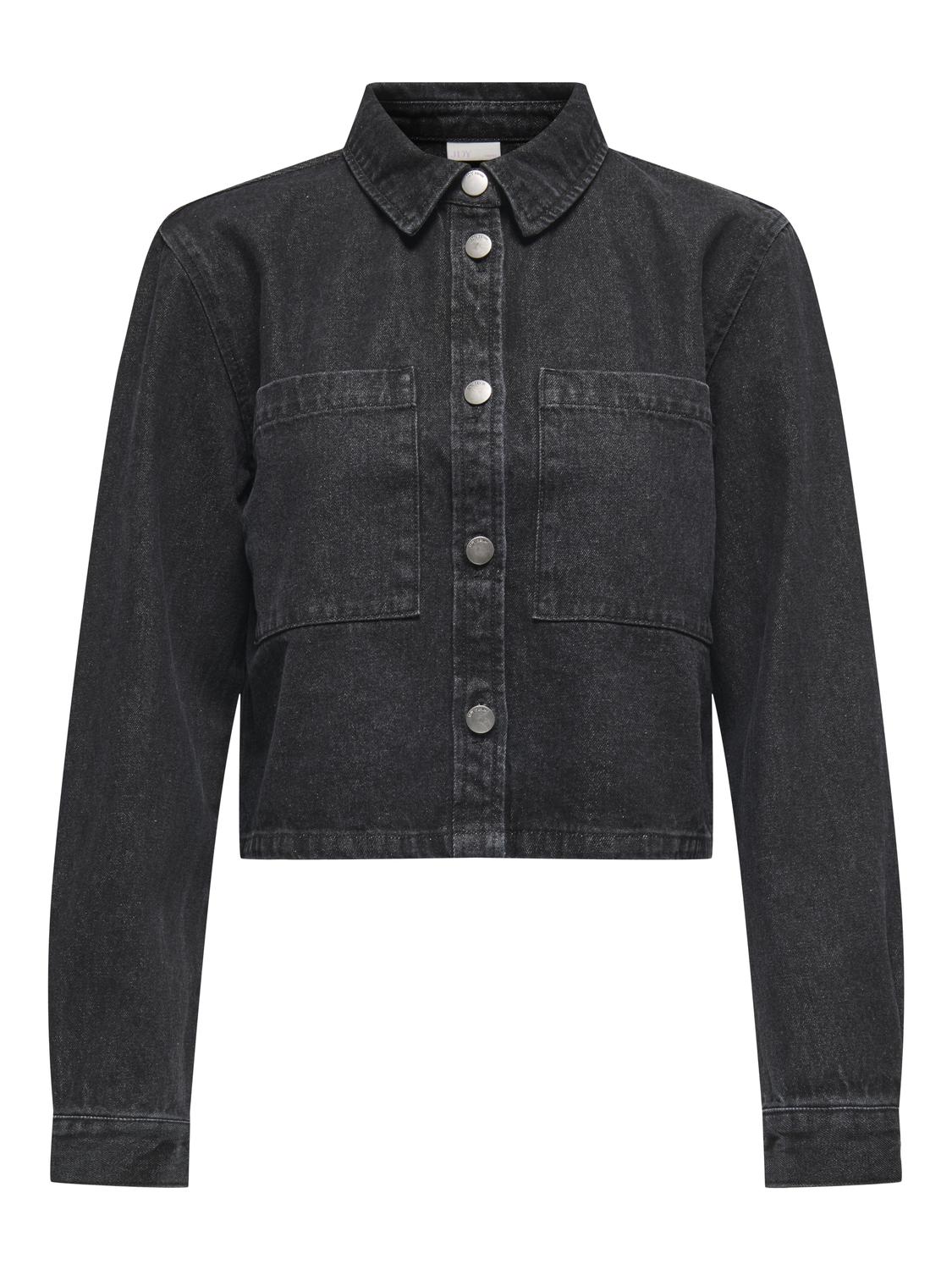 Jdymarly L/s Boxy Shacket  Dnm Noos Sort