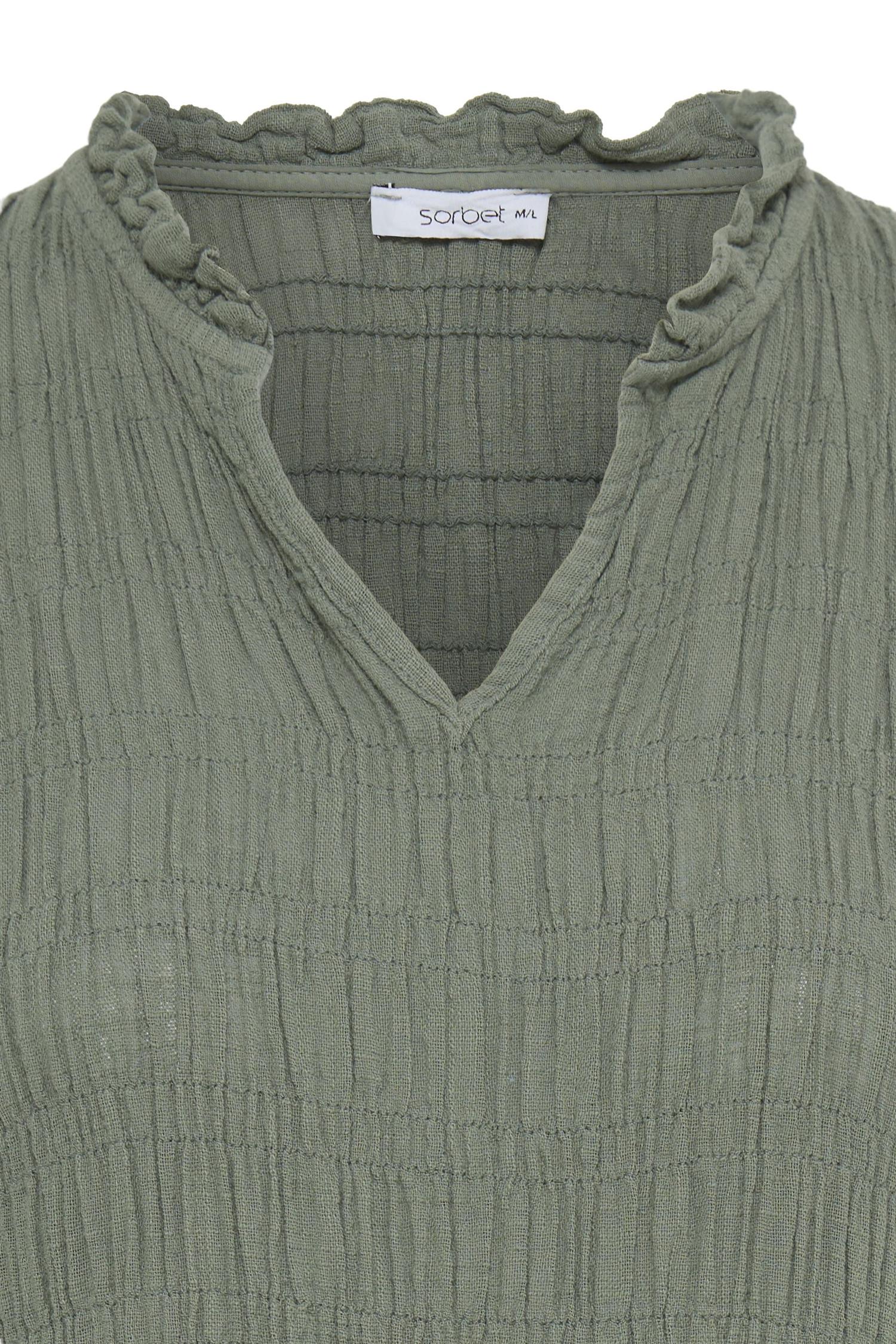 Sbalexa G Long Solid Dress Grønn