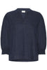 Pzluca 3/4 Sl. Blouse Blå