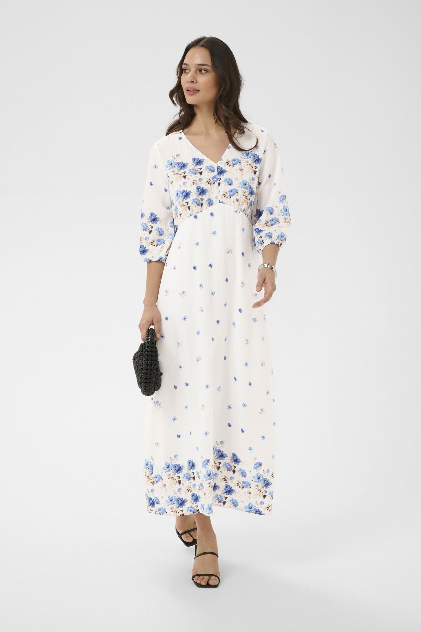 Karosine Long Dress Blå