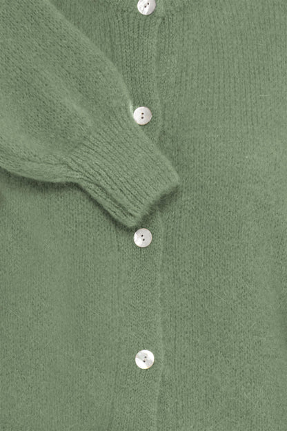 Sbgulvig Knit Cardigan Grønn