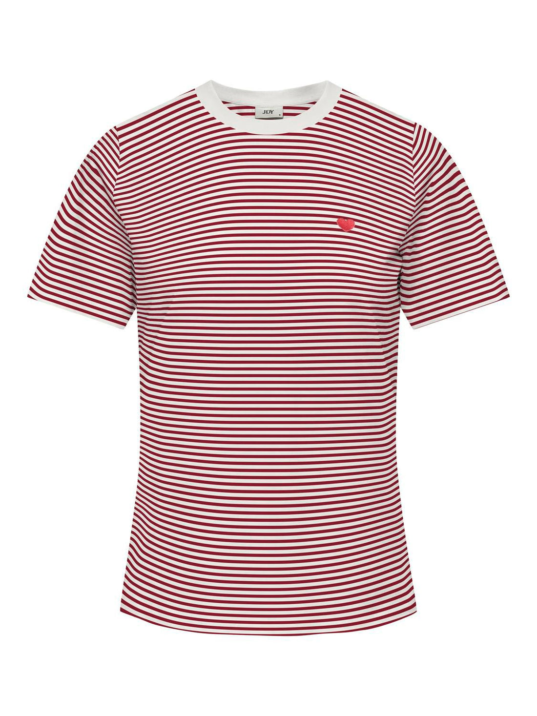 Jdypisa S/s Print Top Jrs Noos Rød
