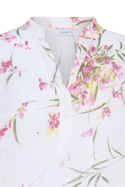 Sbalexa G Flo Blouse Hvit