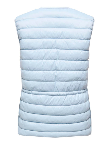 Jdyrenee Quilt Waistcoat Otw Sij Blå