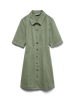 Vmdaisy 2/4 Short Denim Dress Noos Grønn