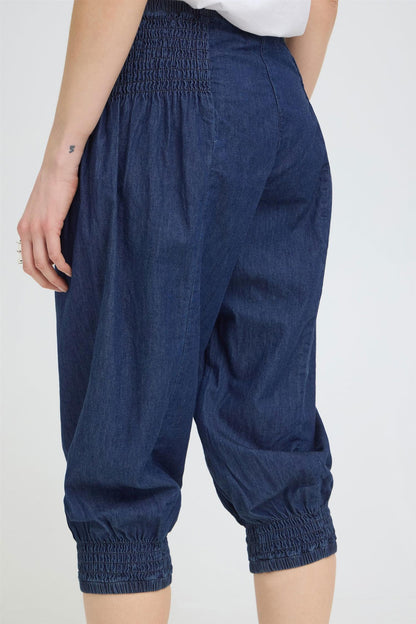 Pzjill Denim Capri Blå