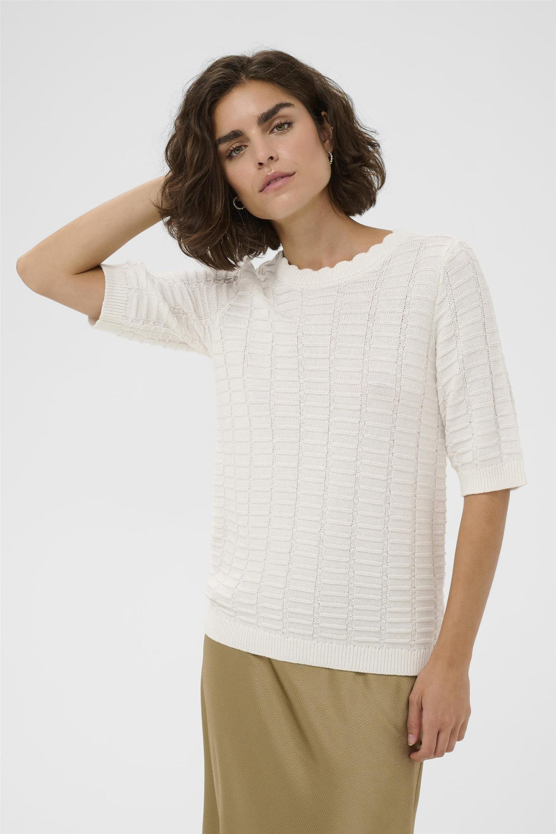 Kalotus Pullover Hvit