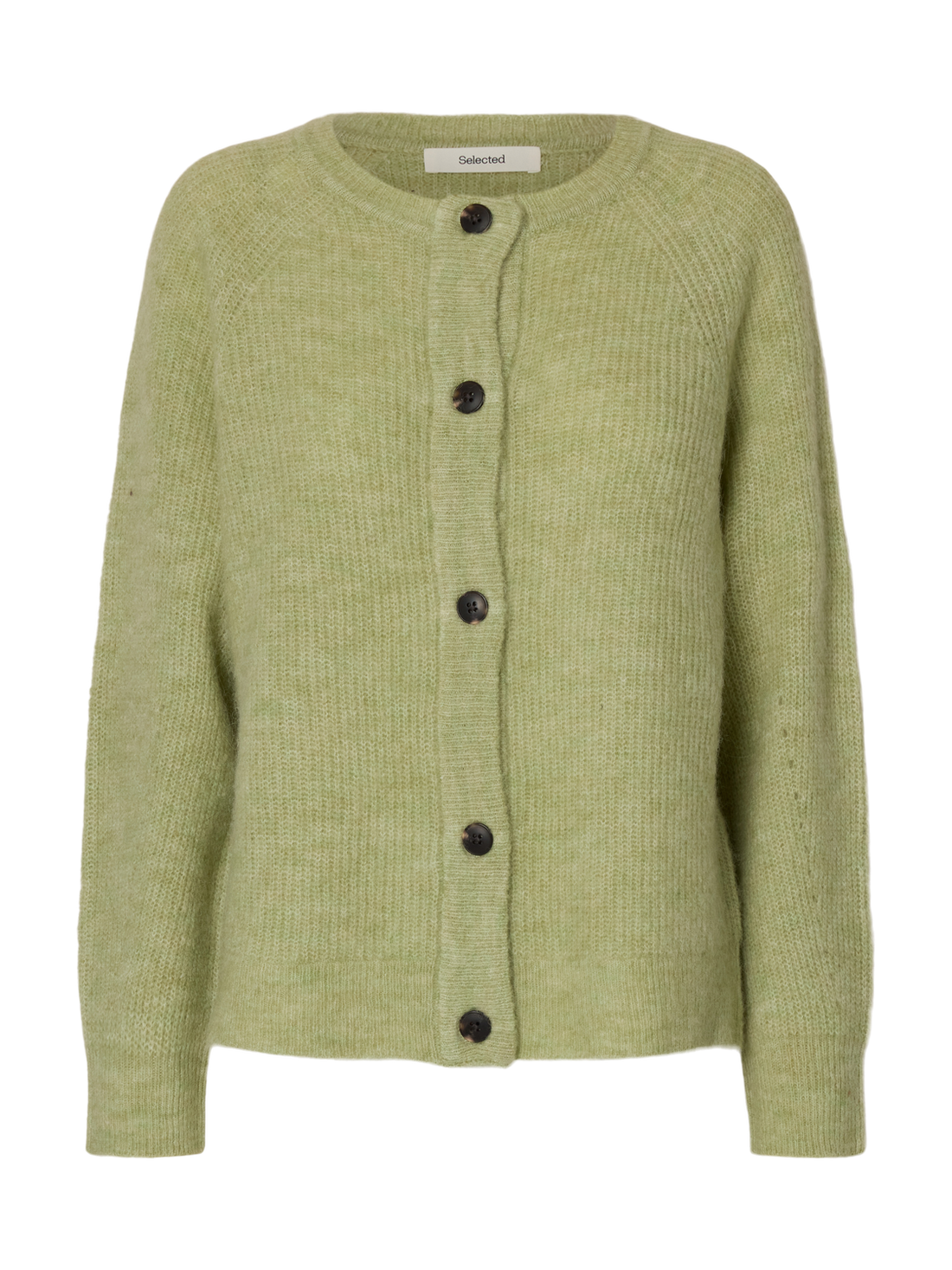 Slwlulu Ls Knit Short Cardigan Noos Grønn