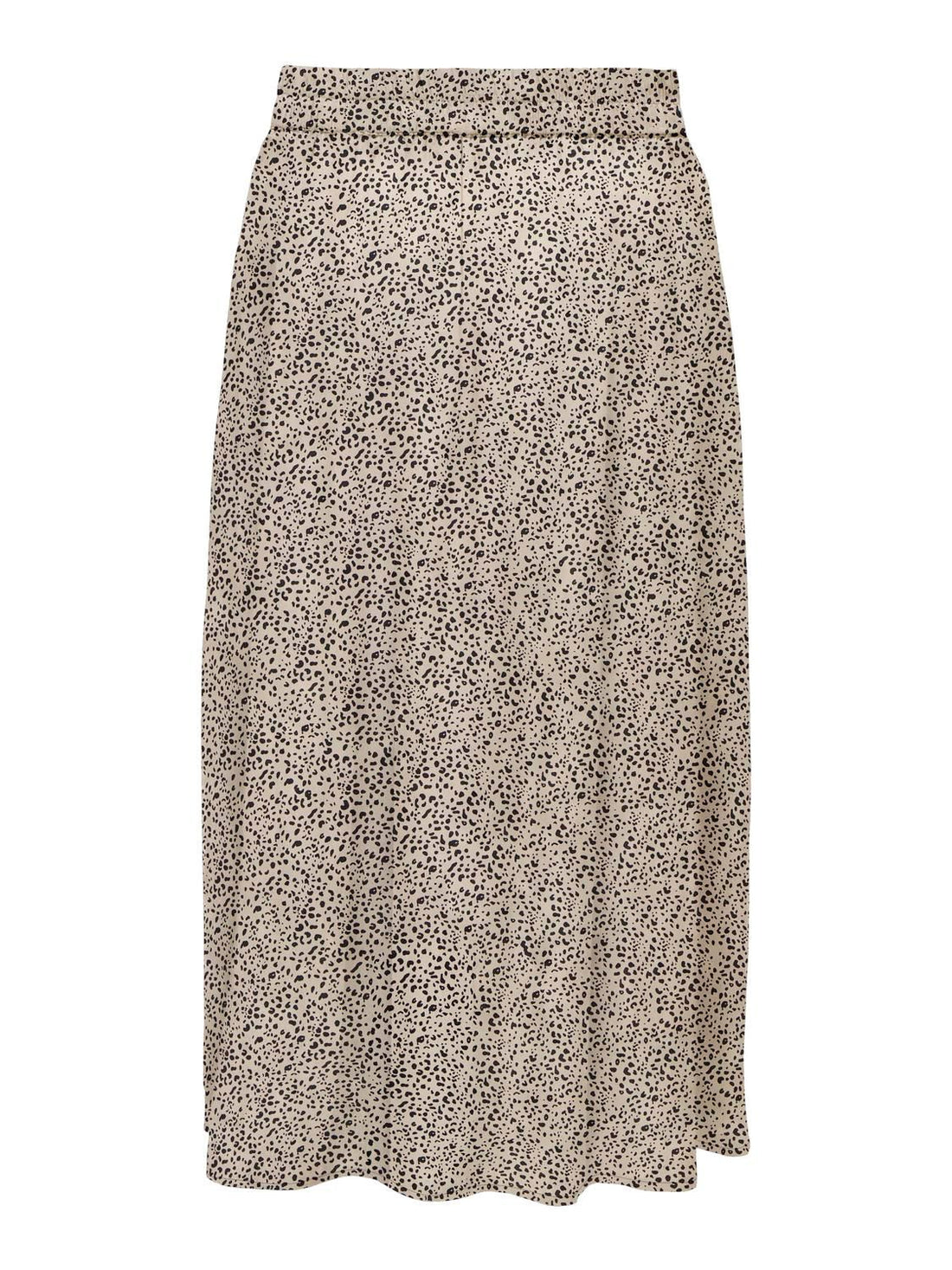 Onlmilano Aop Life Long Skirt Wvn Noos Brun