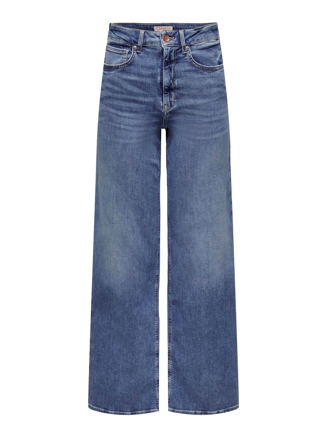 ONLMADISON BLUSH HW WIDE DNM DOT372 NOOS Mellomblå