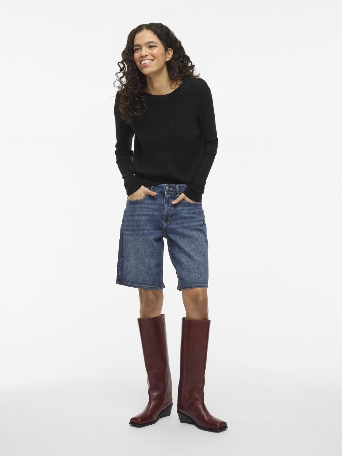 VIJAF RW BERMUDA SHORTS MBD/BFS Mellomblå
