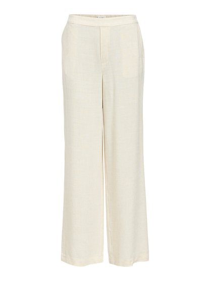 OBJSANNE ALINE WIDE PANT NOOS Beige
