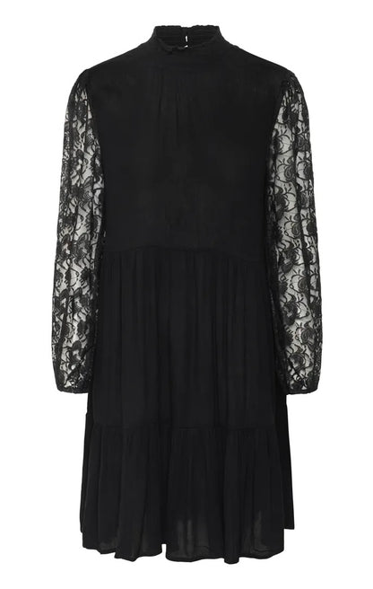 Kastine Amber Lace Dress Svart