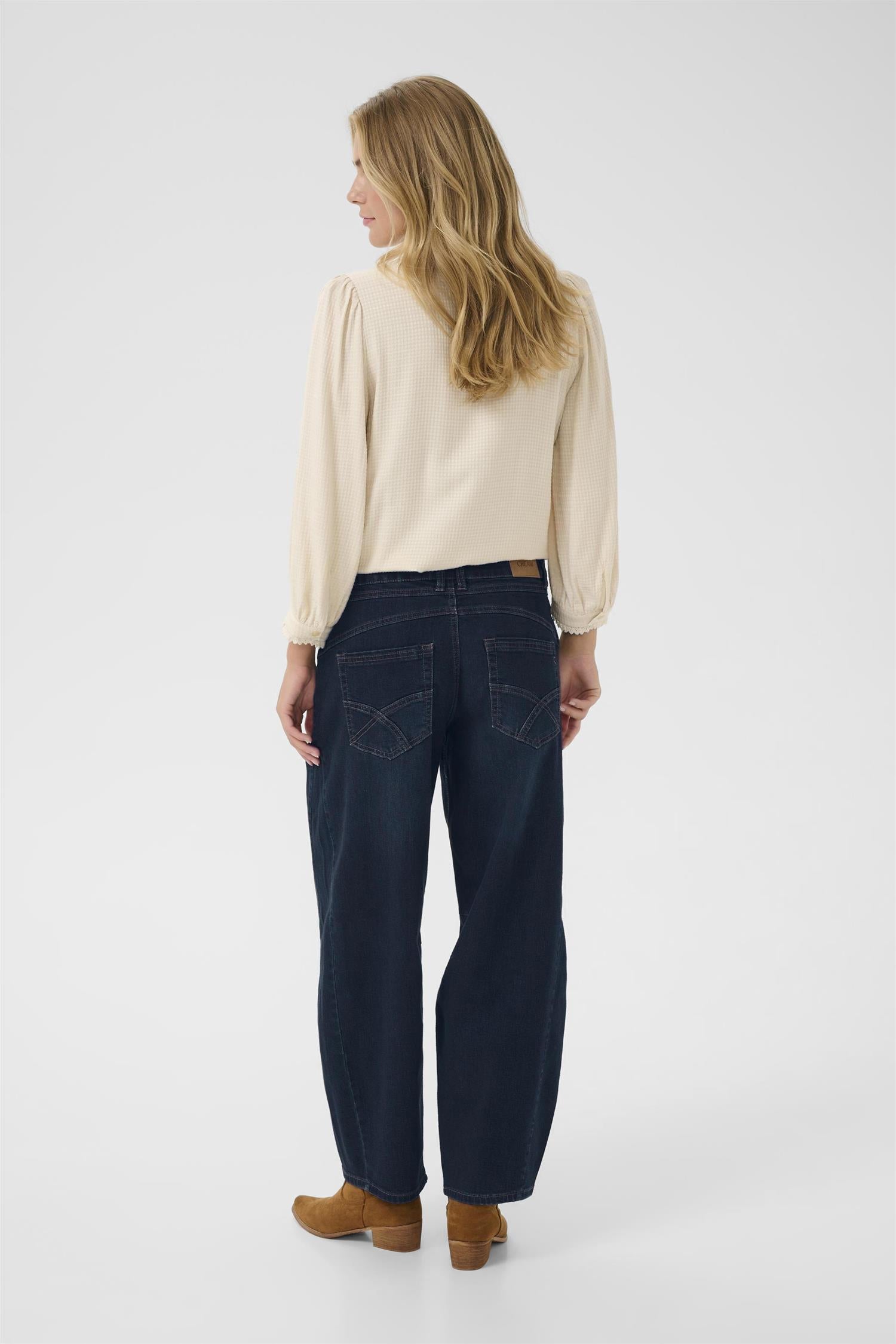 Crbahren Ankl  Balloon Jeans-Relaxed Fit Garland Dark Blue Denim