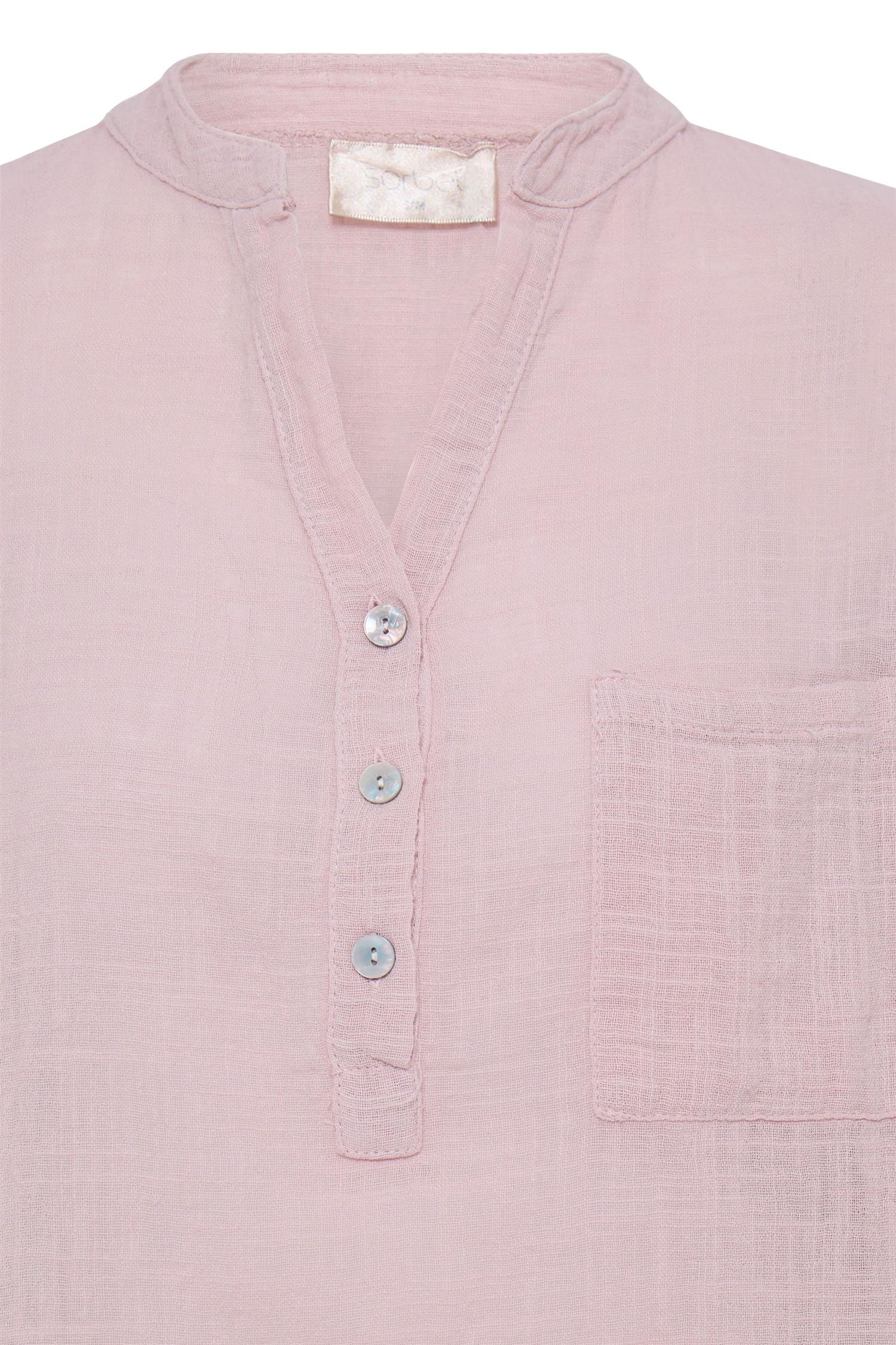 SBALEXA SOLID BLOUSE 2 Rose Smoke