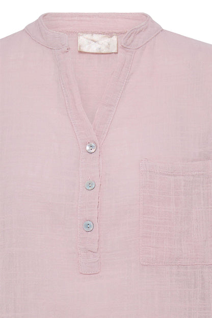 SBALEXA SOLID BLOUSE 2 Rose Smoke